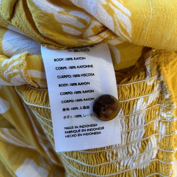 Faithful the Brand x Anthropologie Yellow Floral Jumpsuit - Picture 7 of 11